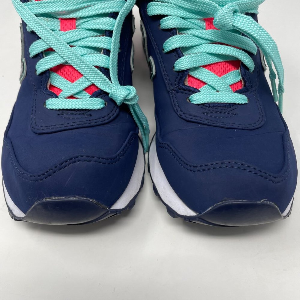 New Balance Navy and Aqua Sneakers - Picture 6 of 16